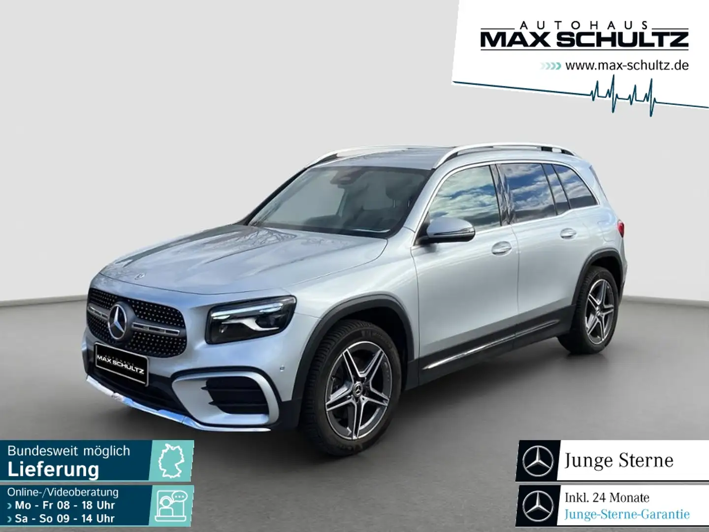 Mercedes-Benz GLB 200 d AMG Line*MULTIBEAM LED*el. Heckklappe Silber - 1