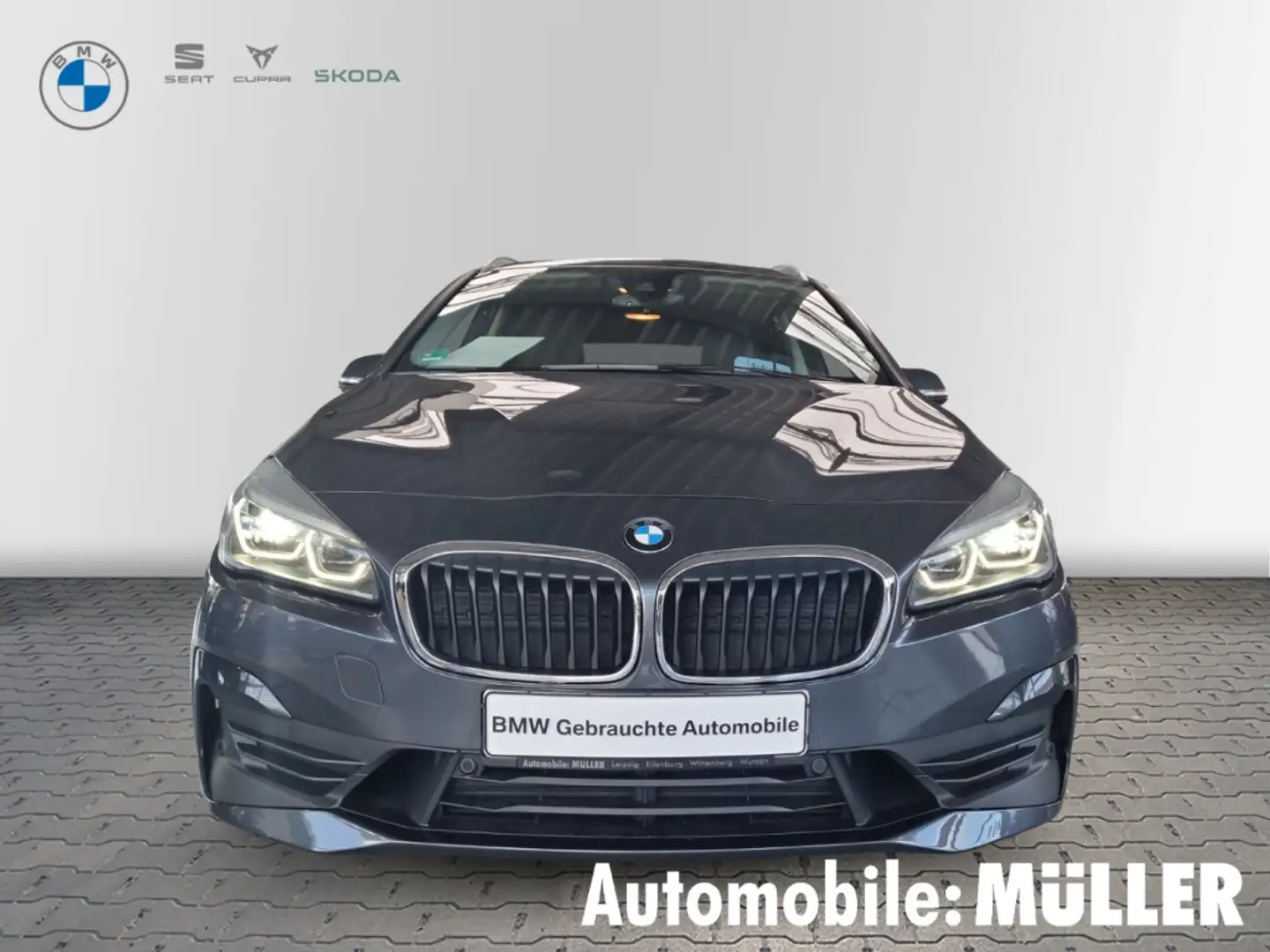 BMW 220 Gran Tourer d 7-Sitzer HUD Navi LED El. Heckklappe Grau - 2