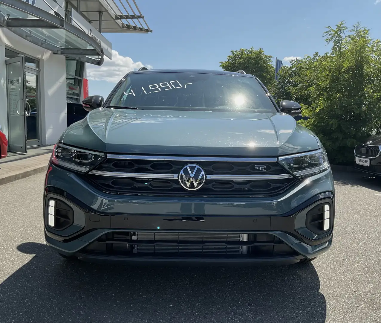 Volkswagen T-Roc 1.5 TSi R-Line DSG AHK Matrix Navi Bleu - 2