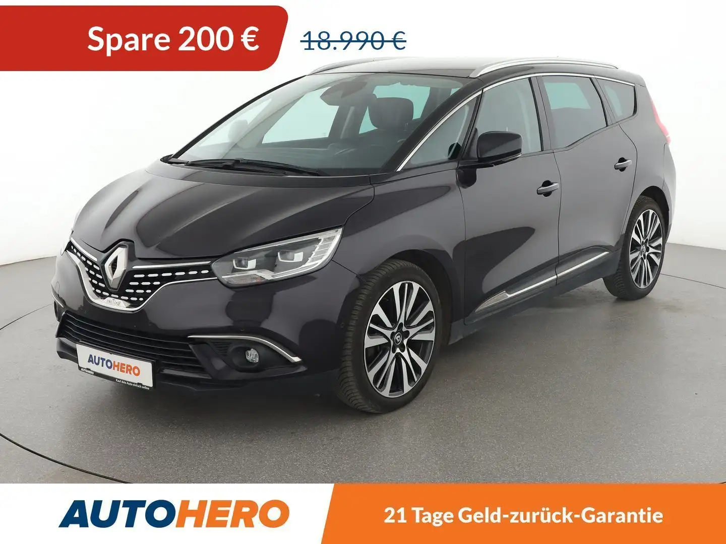 Renault Grand Scenic 1.6 dCi Energy Initiale Paris Aut.*NAVI*CAM*BOSE* Paars - 1