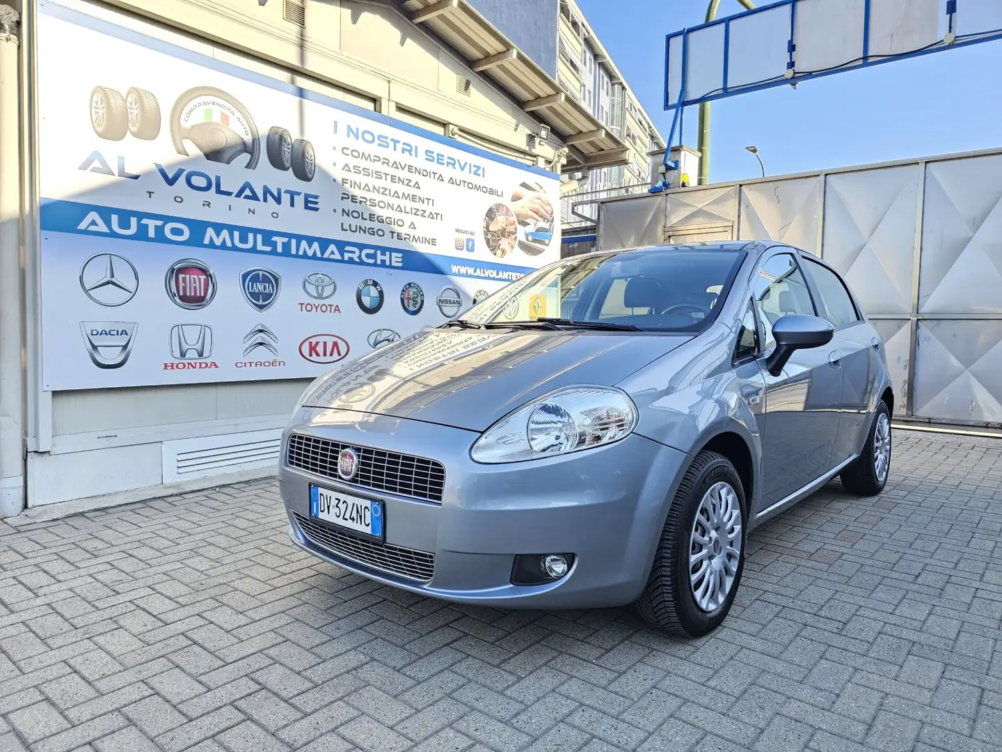 Fiat Grande Punto Grande Punto 1.4 5 porte Dynamic Grigio - 2