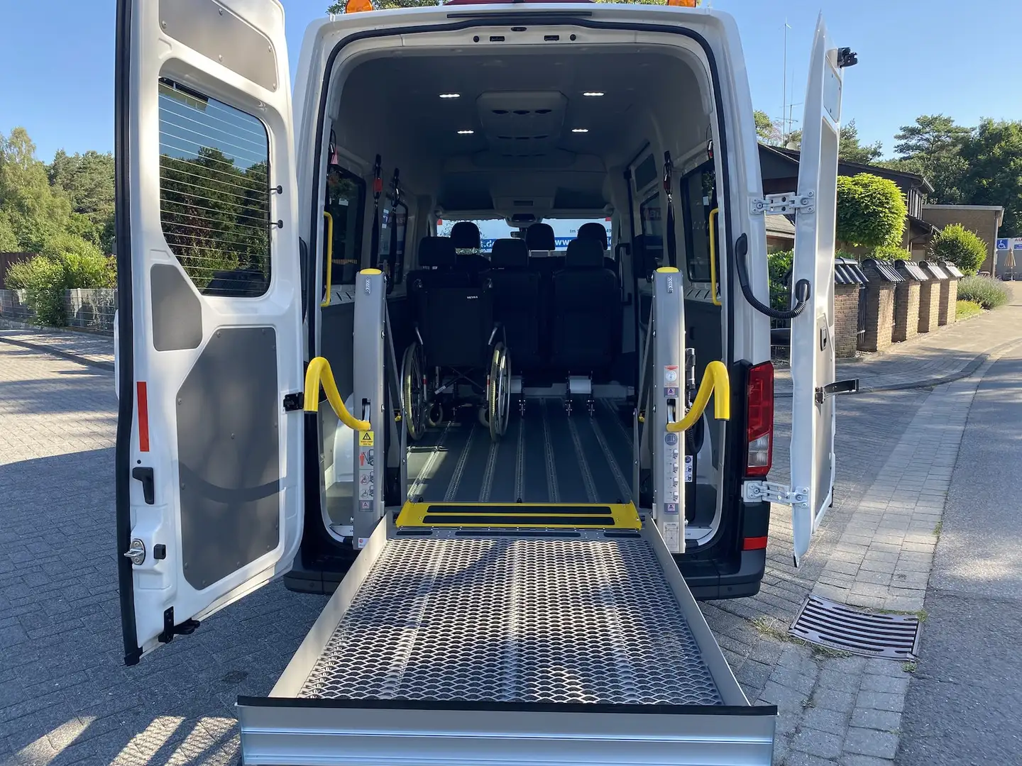 Volkswagen Crafter / TGE MR Hoch, Automatik, Rollstuhlumbau, Systembo Blanc - 2