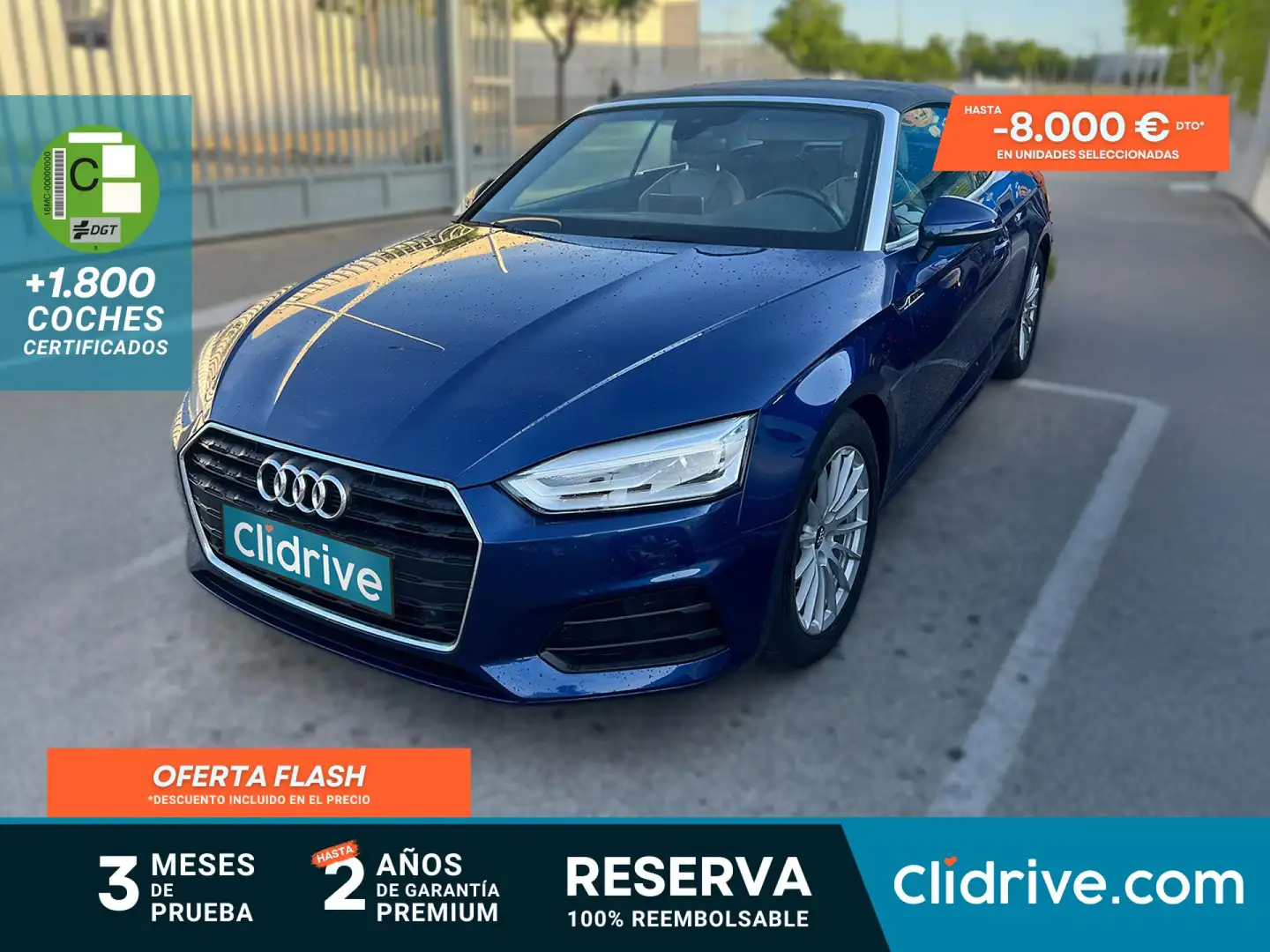 Audi A5 Cabrio 2.0 TFSI 140kW Azul - 1