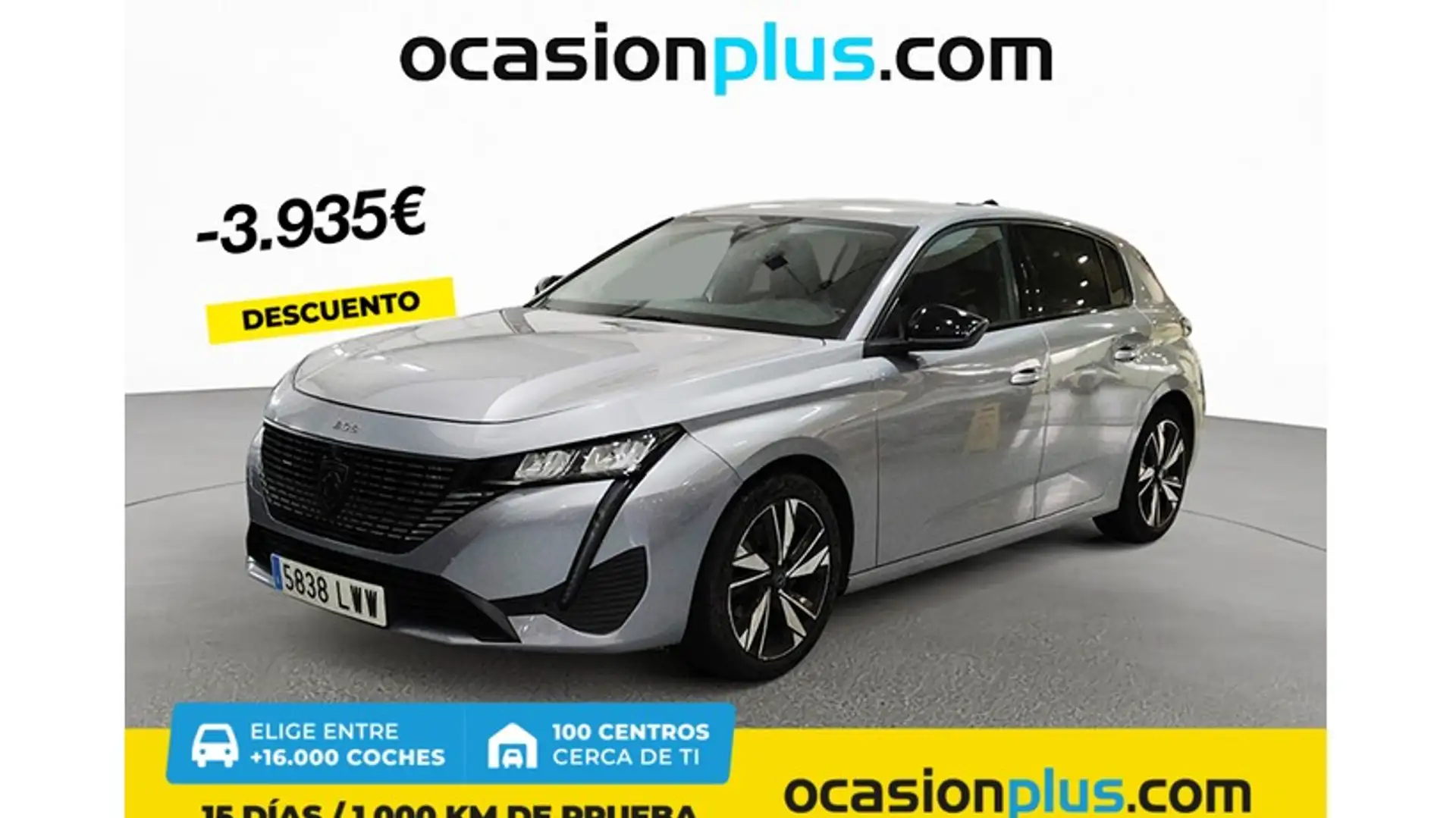 Peugeot 308 1.5 BlueHDi S&S Allure 130 Grijs - 1