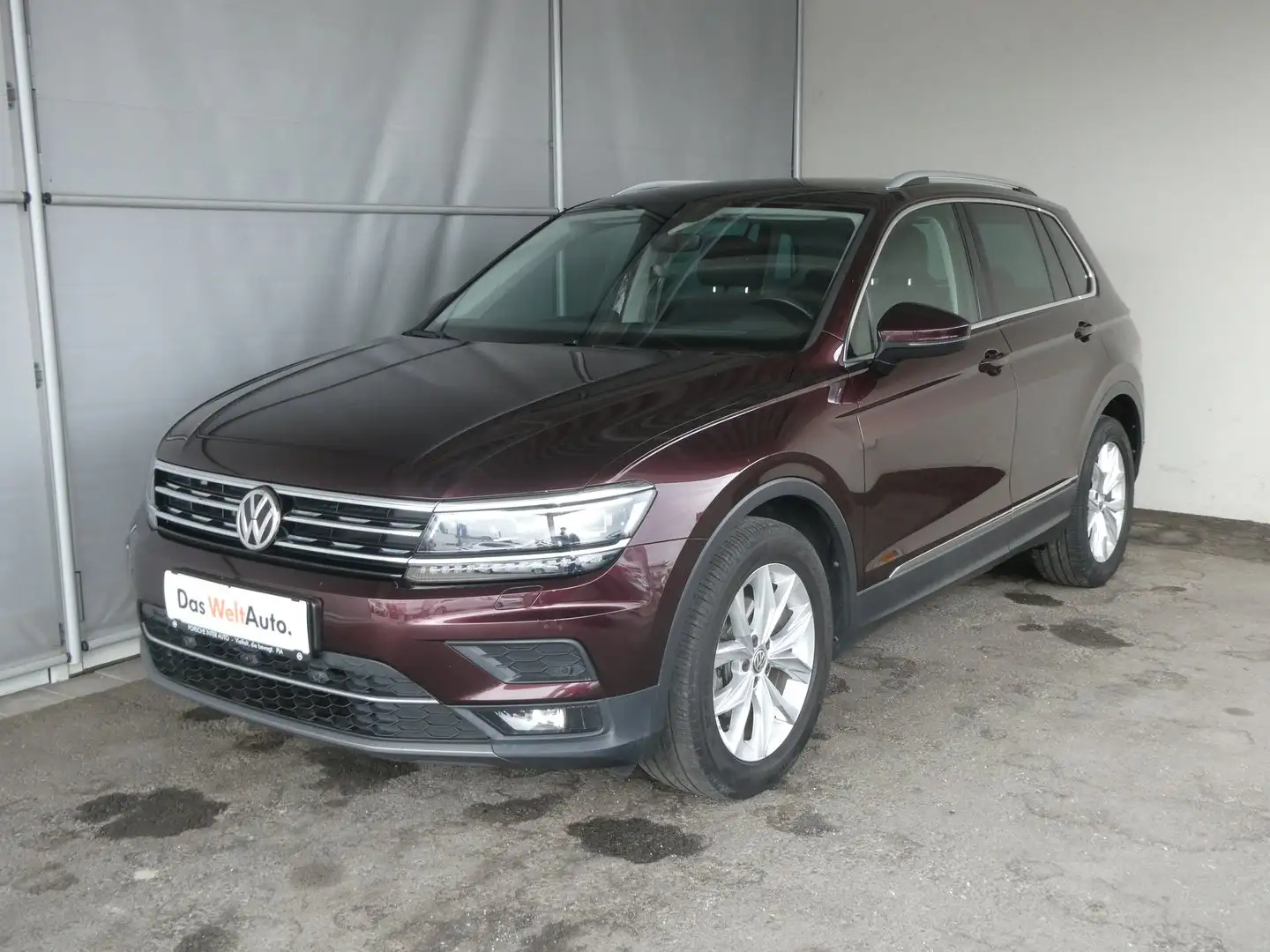 Volkswagen Tiguan Highline TDI SCR DSG Rot - 1