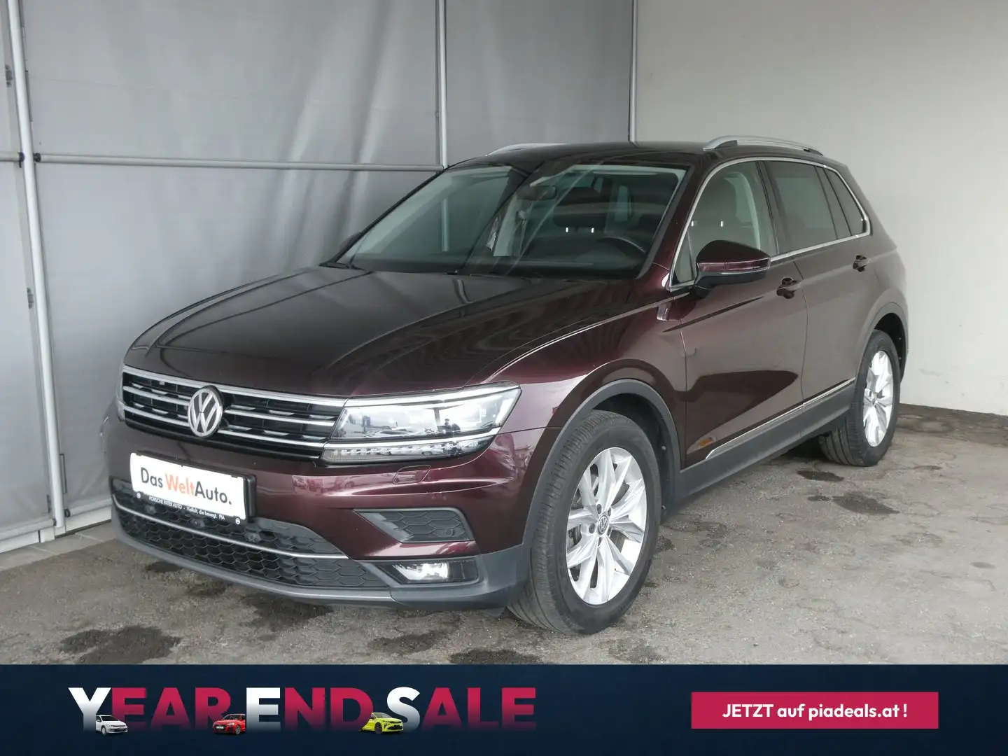 Volkswagen Tiguan Highline TDI SCR DSG Rot - 1
