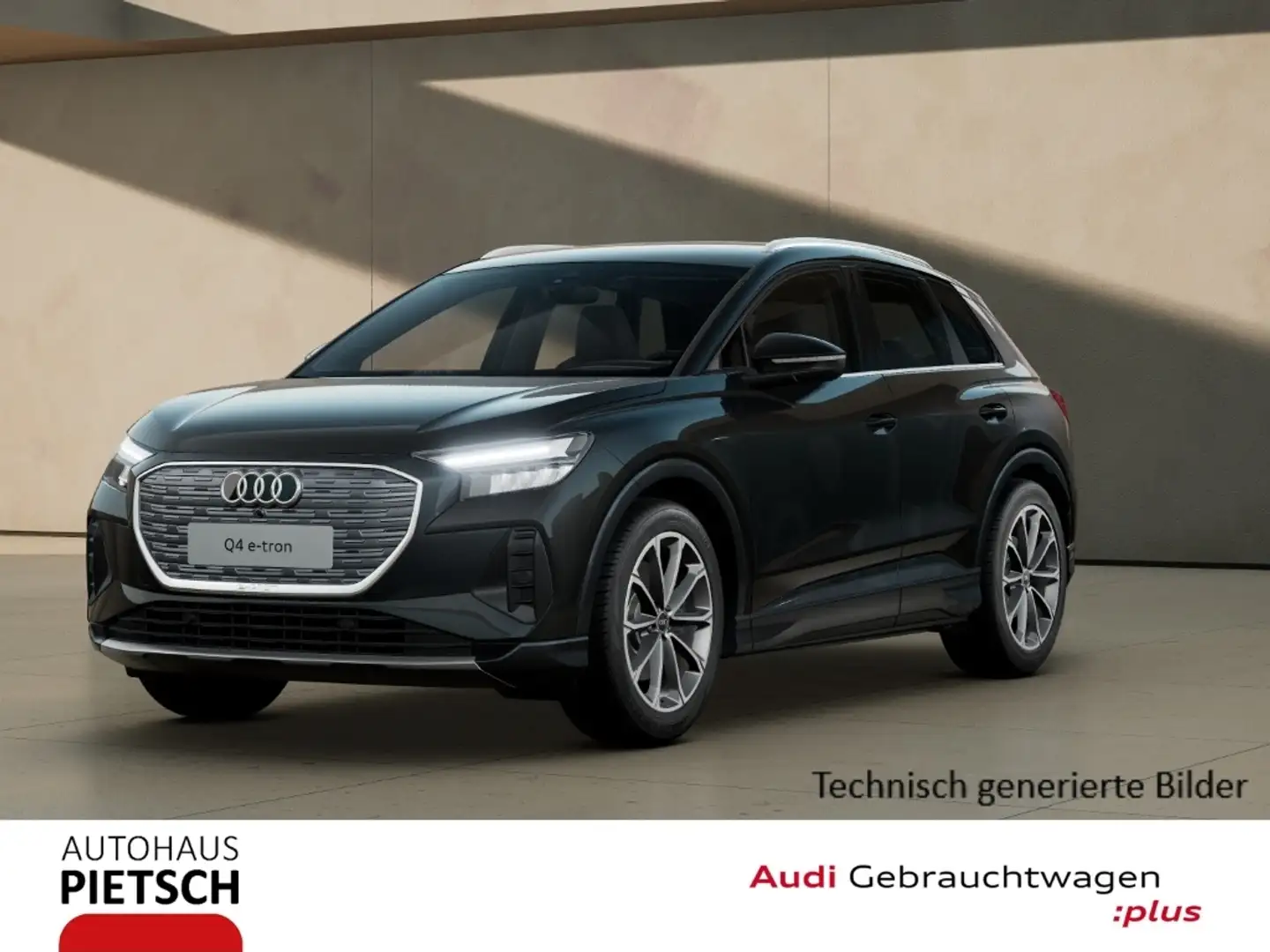 Audi Q4 e-tron 45 advanced 77kWh AHK ACC Keyless Schwarz - 1