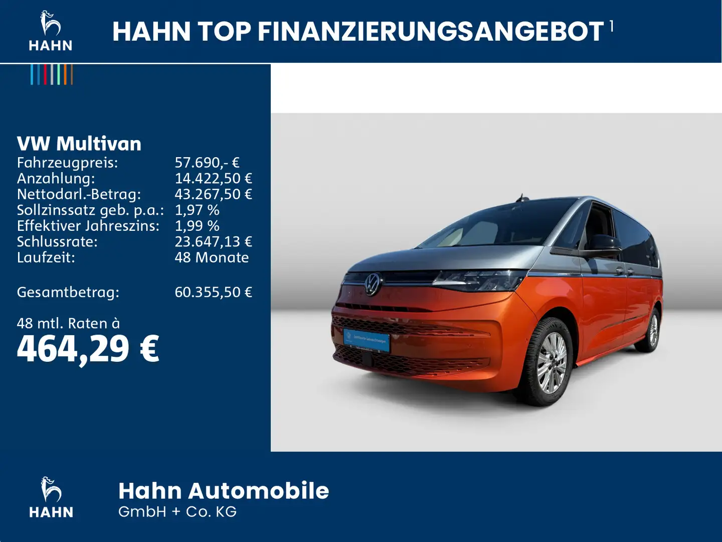 Volkswagen T7 Multivan T7 Multivan Life 2,0TDI 110kW DSG AHK NAVI KAMER Silber - 2