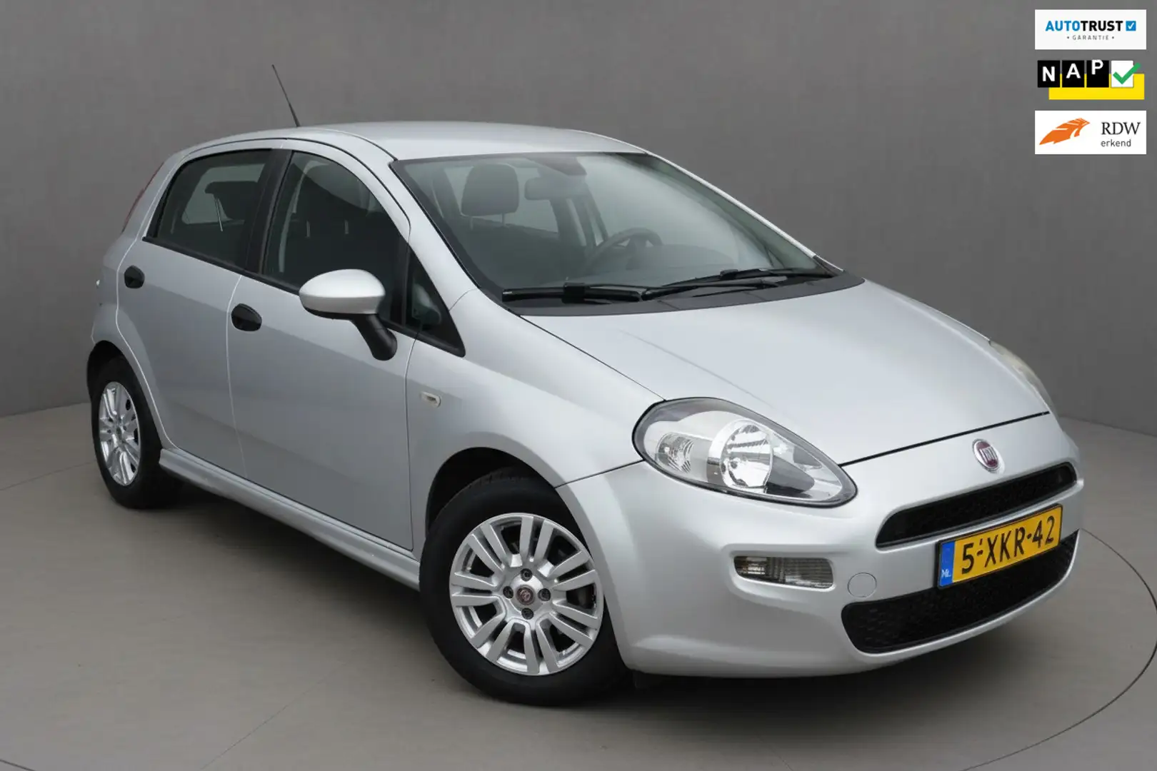 Fiat Punto Evo Airco|Cruise|Parkeersensoren|6-bak! Grau - 1