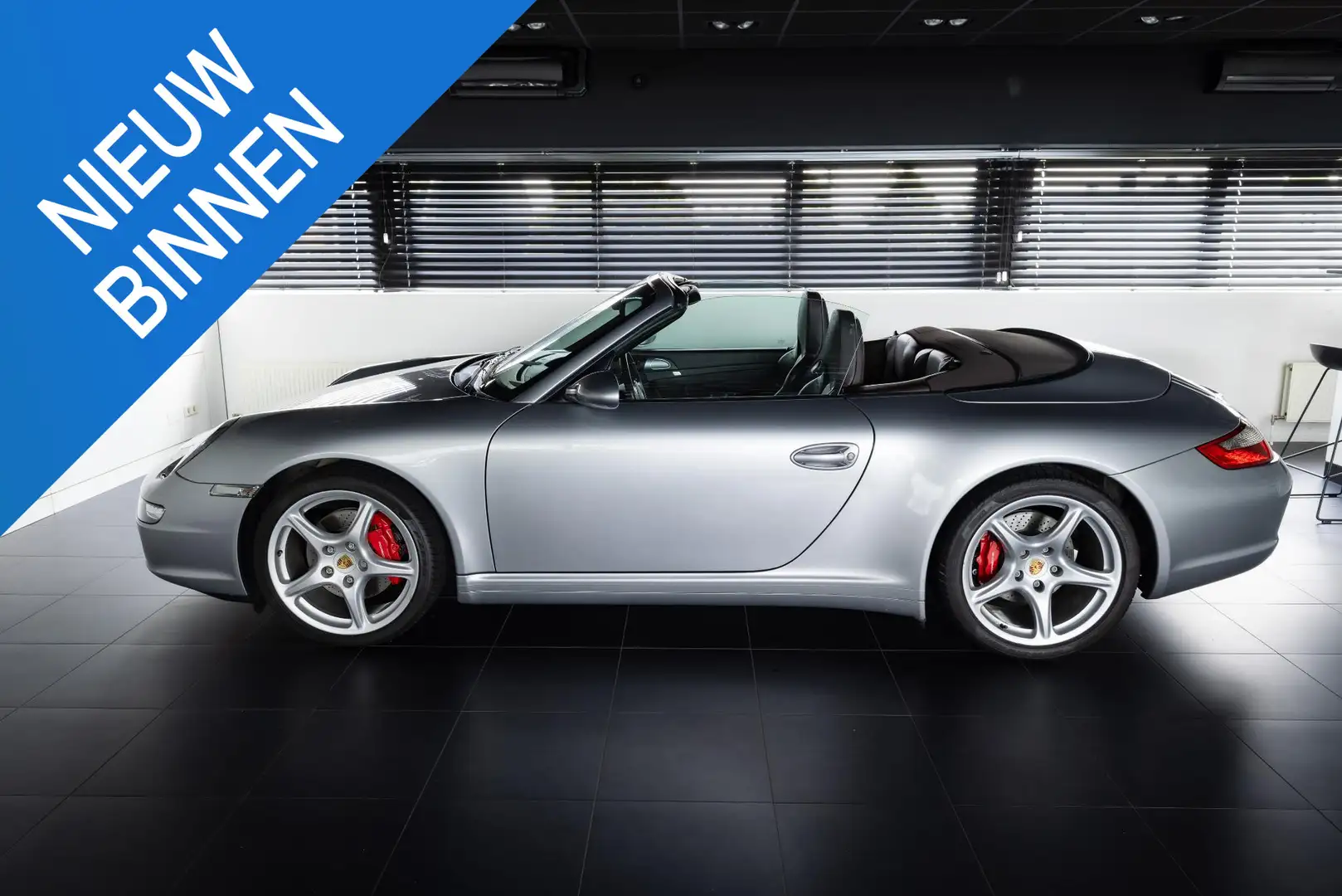 Porsche 997 Cabrio 3.8 Carrera 4S Zilver - 1
