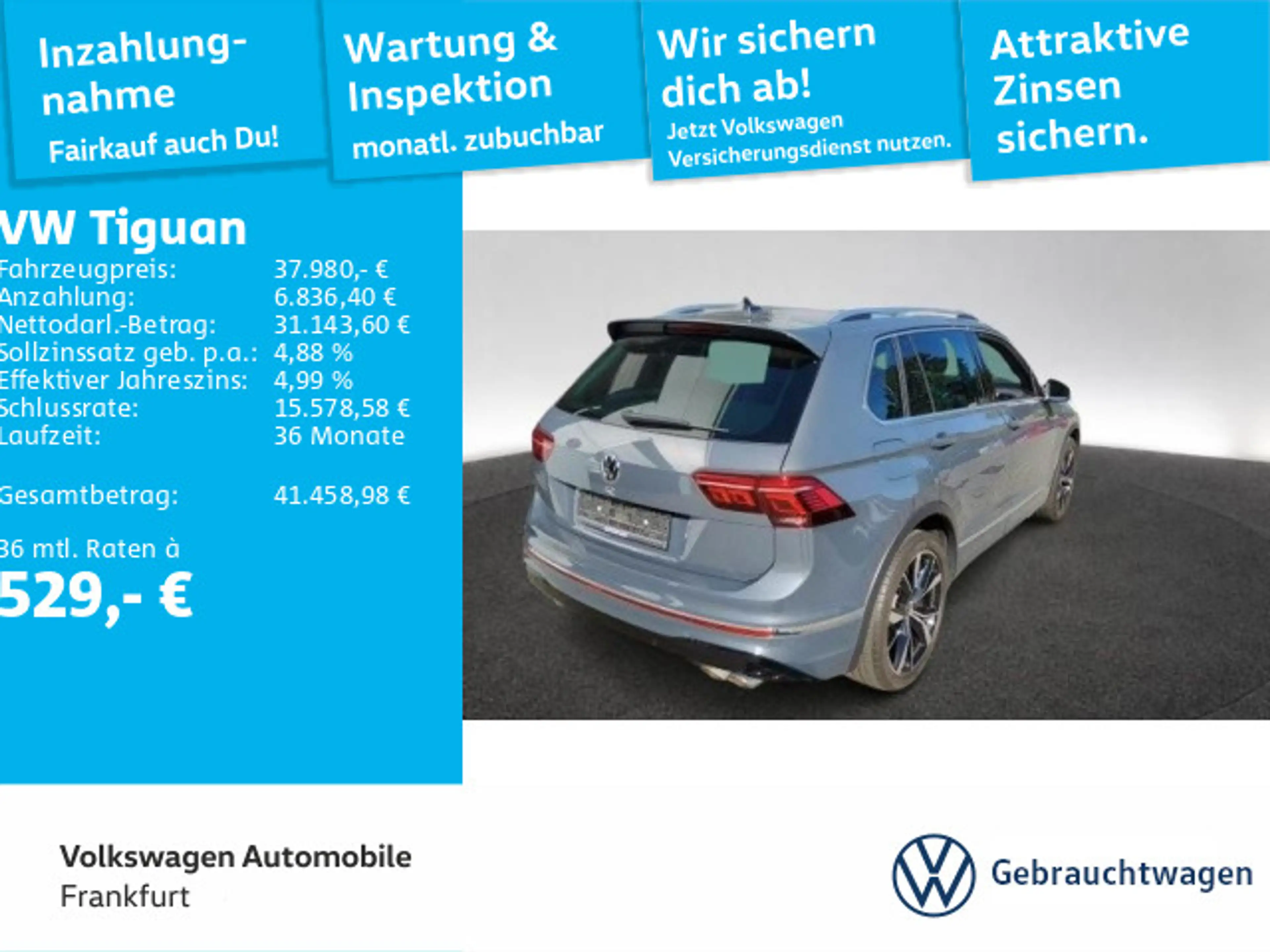 Volkswagen Tiguan 2.0 TSI R DSG 4Motion Navi Pano IQ.Light- — photo 2