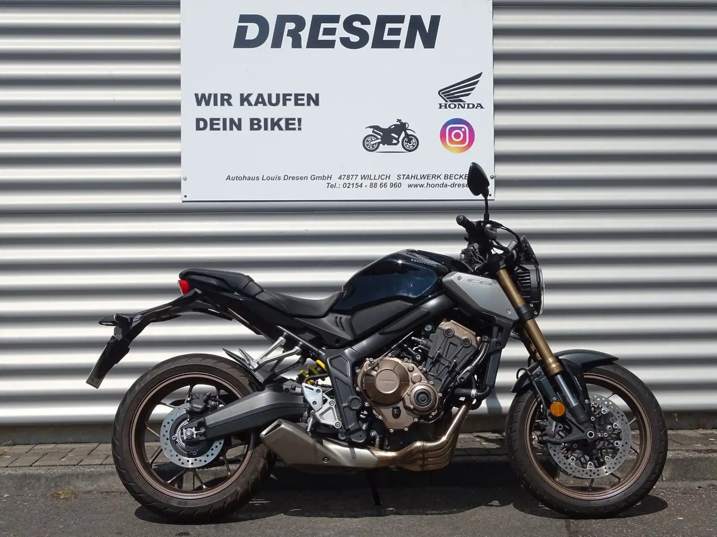 Honda CB 650 R ABS * 1. Hand * Top * Schwarz - 1