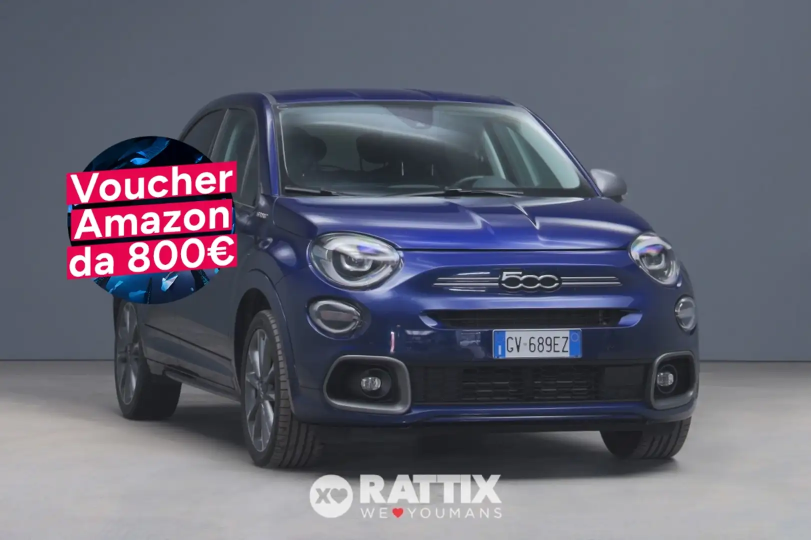 Fiat 500X 1.3 MJT 95CV Sport Bleu - 1