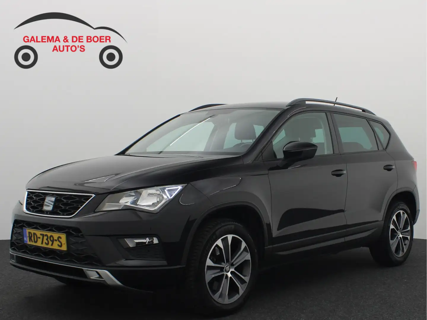 SEAT Ateca 1.0 EcoTSI Style TREKHAAK / CAMERA / CARPLAY / NAV Zwart - 1