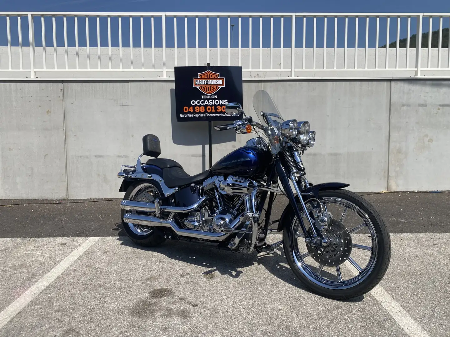 Harley-Davidson Softail Bleu - 2