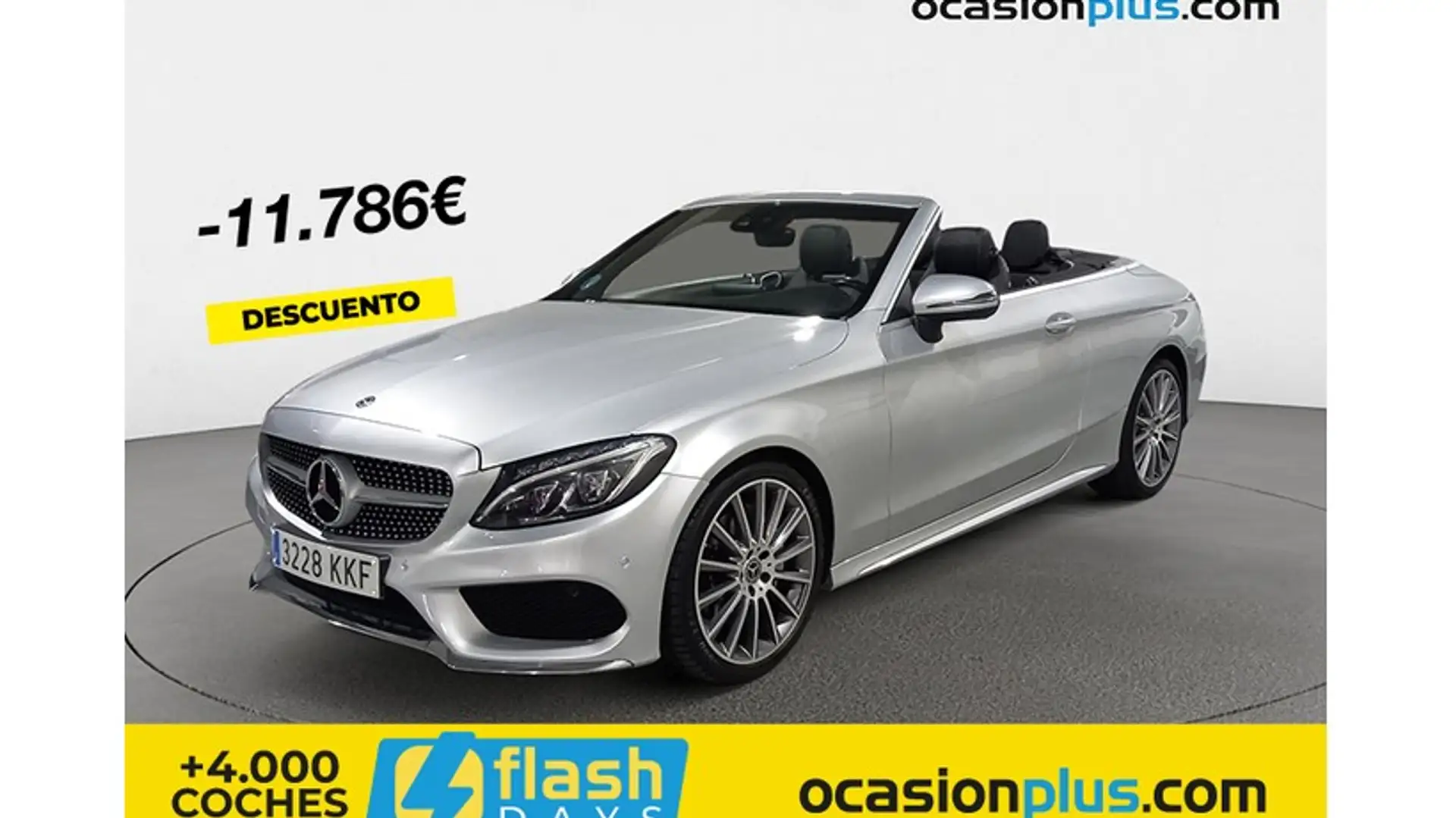 Mercedes-Benz C 220 Cabrio 220d Plateado - 1