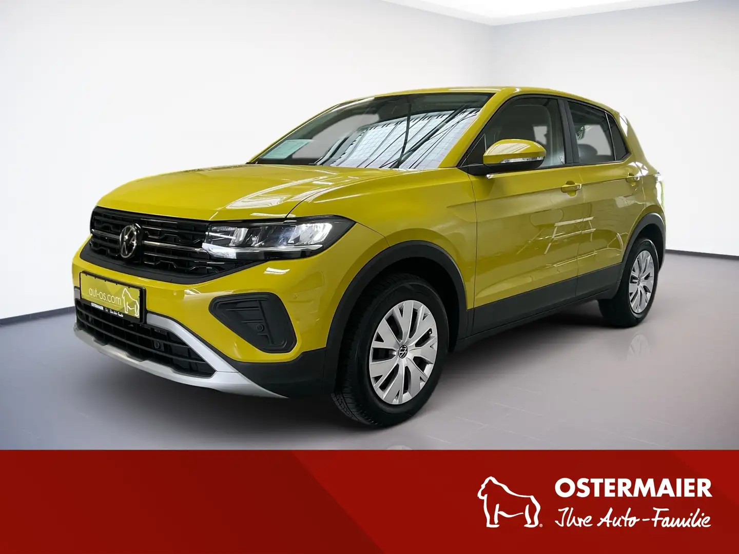 Volkswagen T-Cross 1.0TSI 95PS GRA.2xPDC.VIRTUAL.LED.APP-C.SHZ Jaune - 1