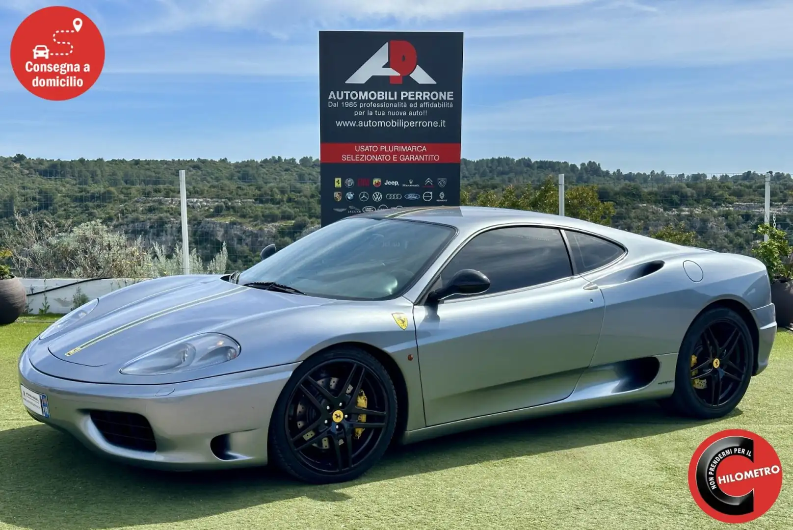 Ferrari 360 Modena F1 - 51.000 km Certificati Ferrari siva - 1