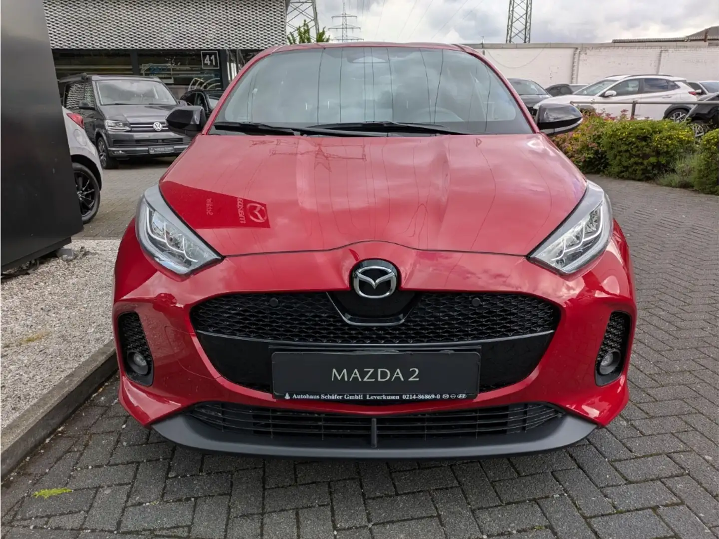 Mazda 2 HOMURA 1.5L VVT-i 116PS CVT LED Blendfreies Fernl. Rot - 2