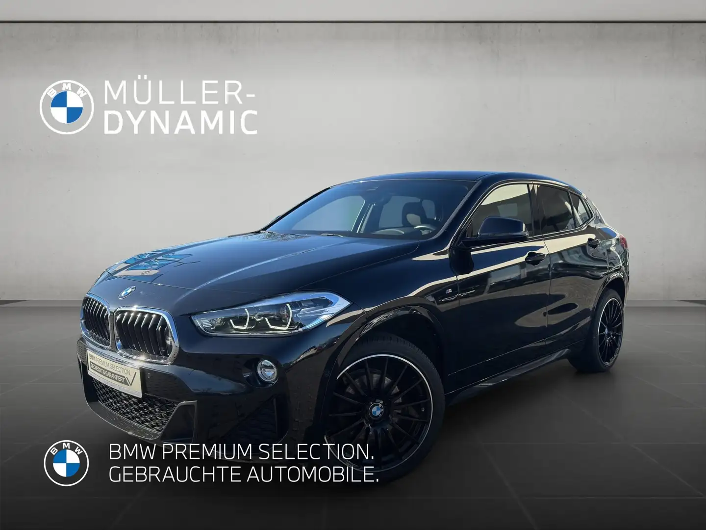 BMW X2 sDrive18i M SPORT LED PDC NAVI SHZ KOMFORTZUG RÜCK Noir - 1
