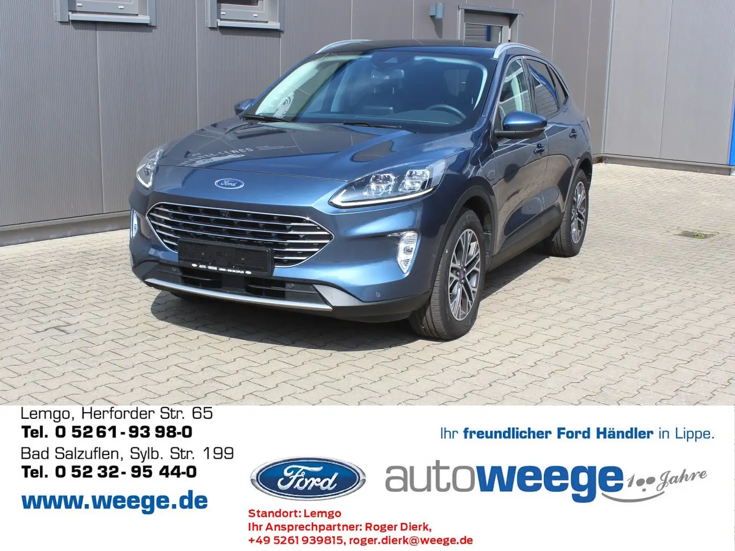 Ford Kuga Plug-In Hybrid Titanium X 2,5 Duratec Azul - 1