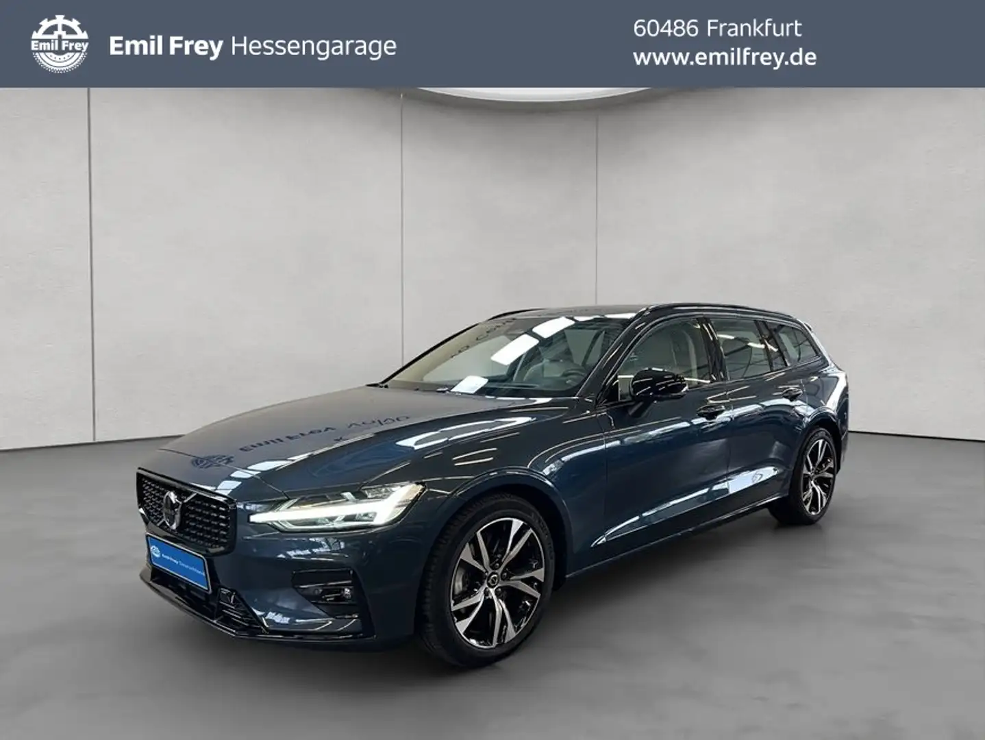 Volvo V60 B4 Ultimate-Dark Aut Glasd Leder 360° B&W 18'' Blau - 1