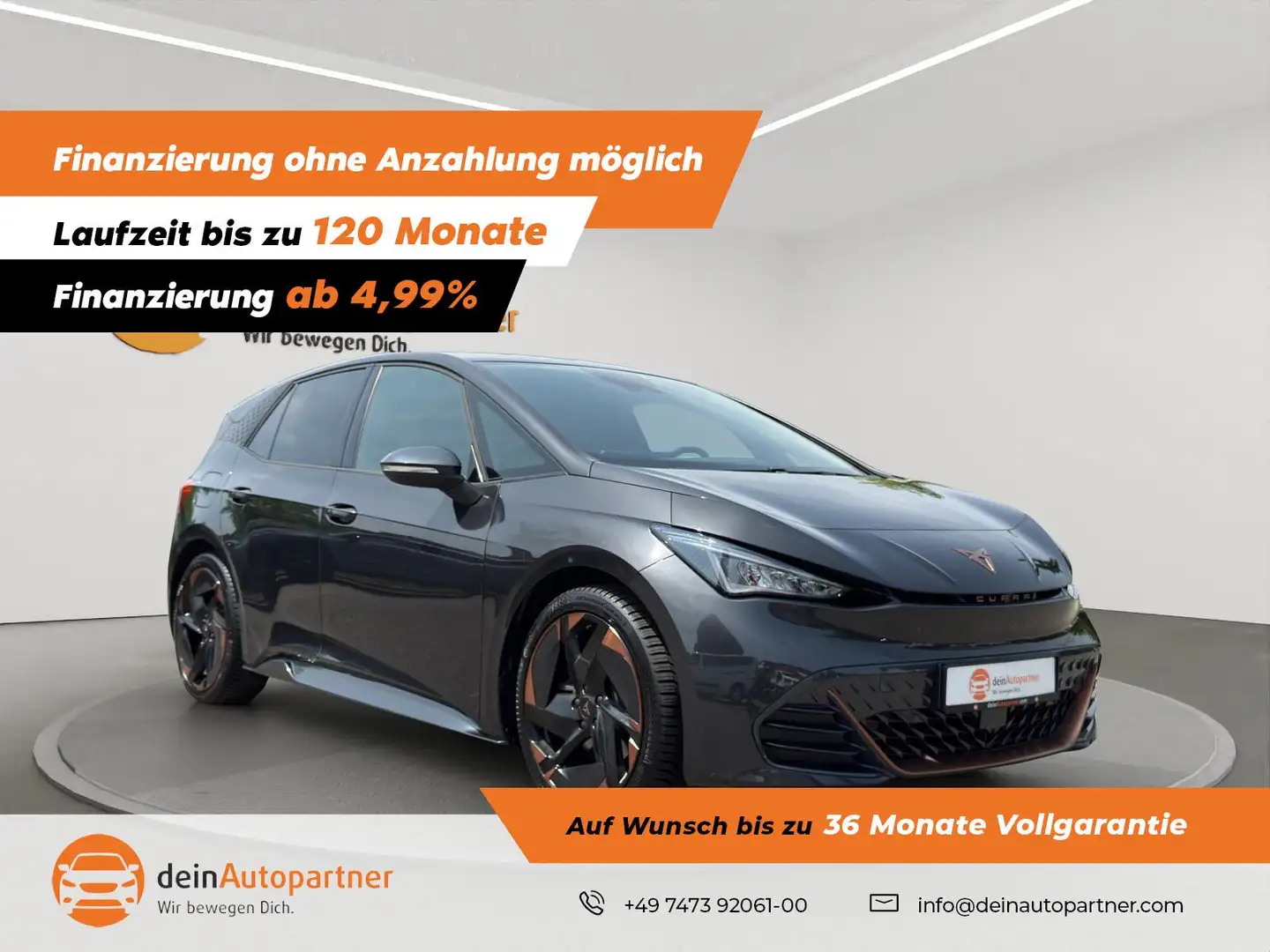 CUPRA Born 150 kW NAVI/KLIMA/ACC/LANE/SHZ/RFK Grau - 1