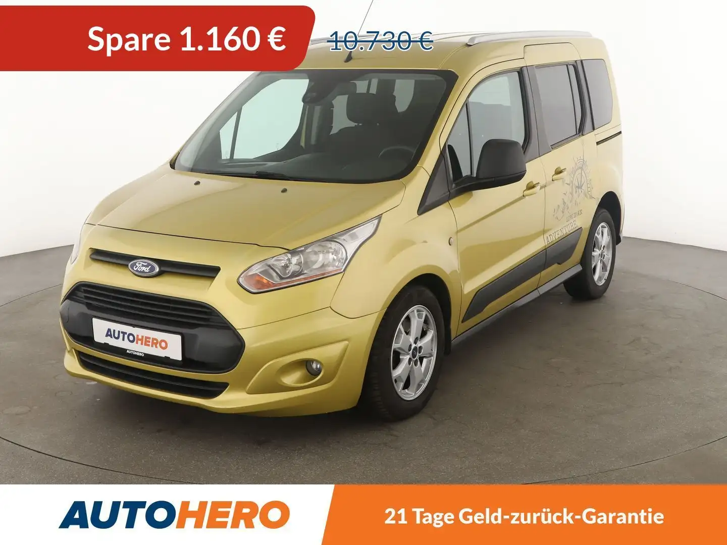 Ford Tourneo Connect 1.0 EcoBoost Trend*PDC*KLIMA*GARANTIE* Gelb - 1