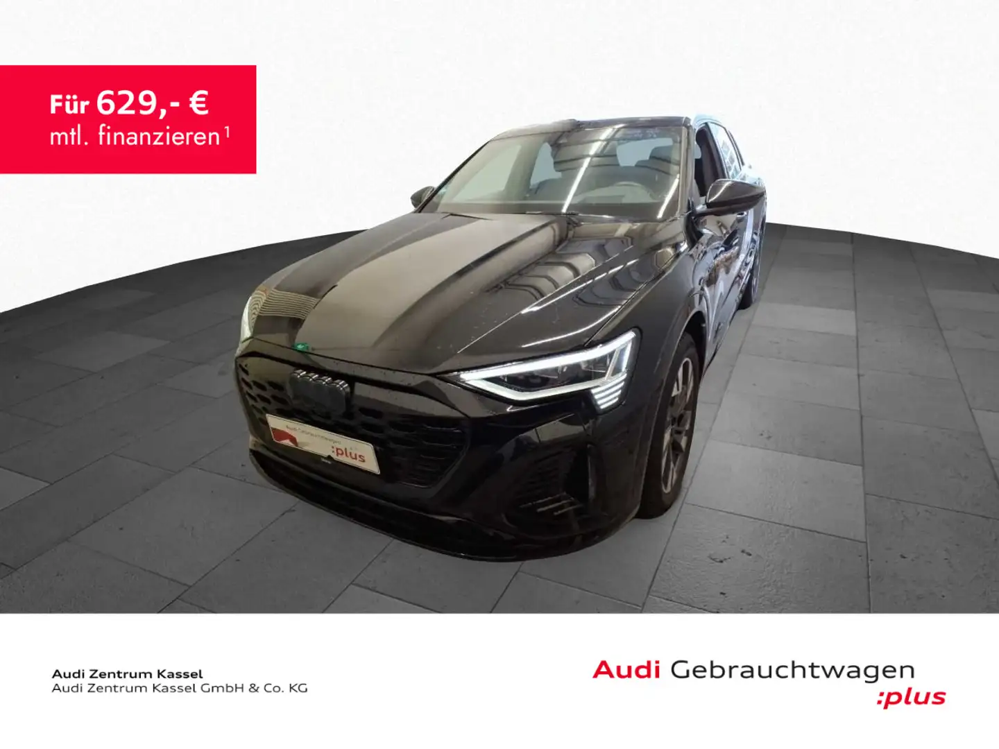 Audi Q8 e-tron 55 qu. S line Matrix Pano HuD Kam. AHK Schwarz - 1