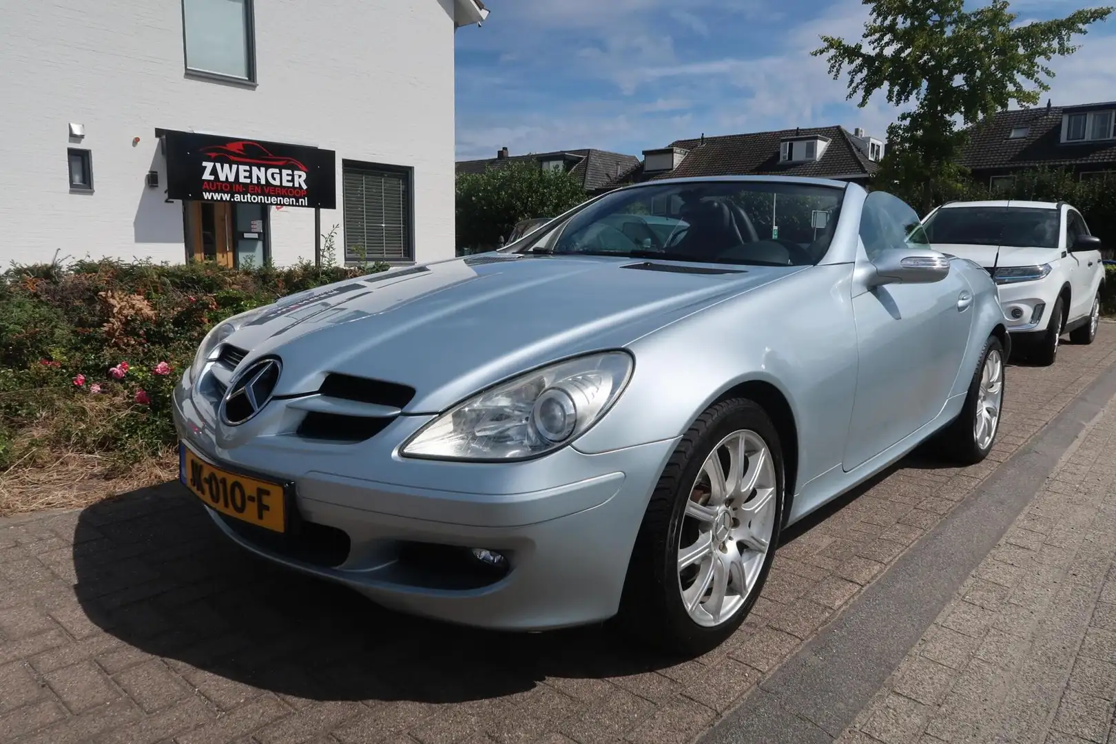 Mercedes-Benz SLK 200 K. Aut AIRSCARF|LEDER|STOELVERWARMING|AIRCO|ZEER M Bleu - 1