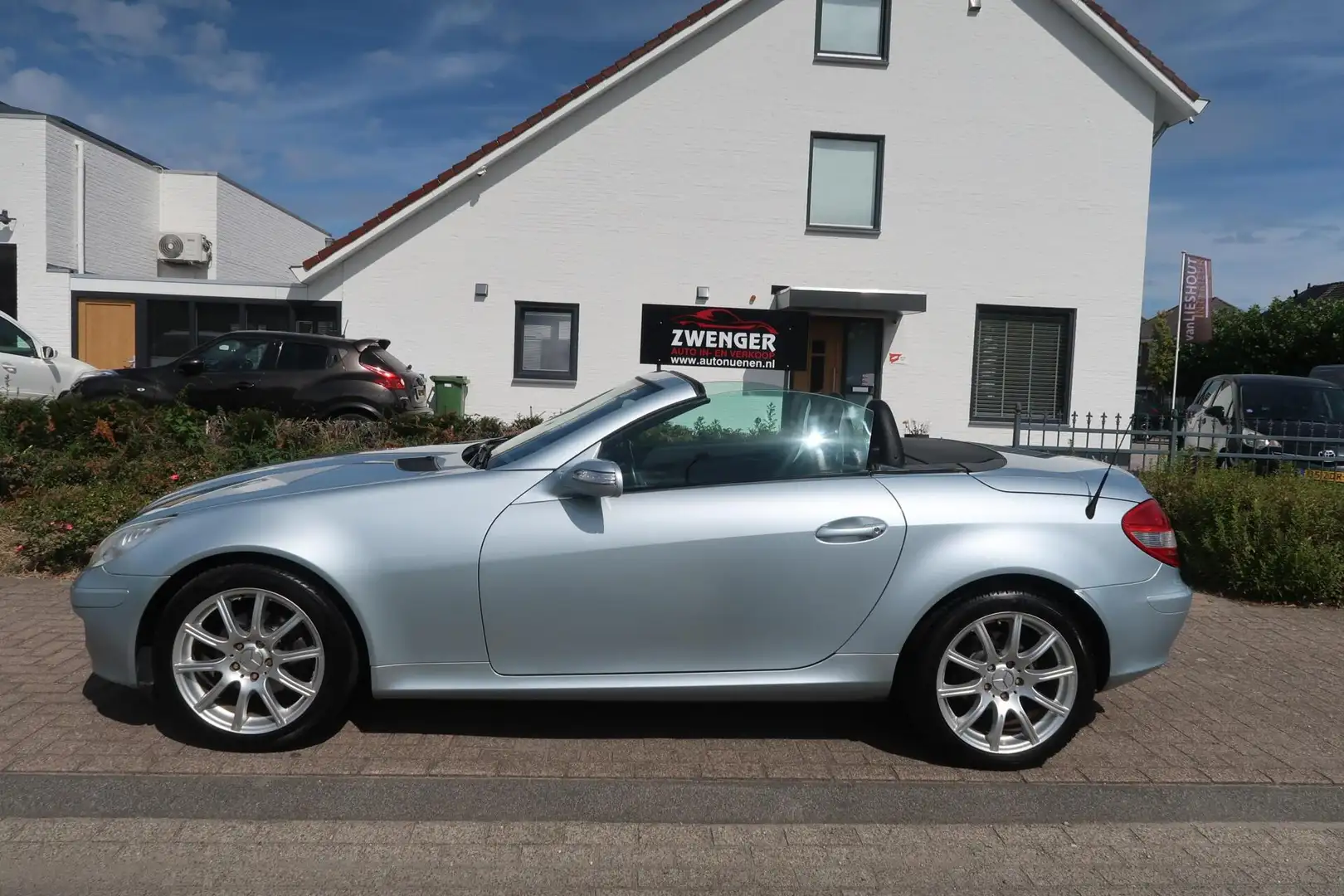 Mercedes-Benz SLK 200 K. Aut AIRSCARF|LEDER|STOELVERWARMING|AIRCO|ZEER M Bleu - 2