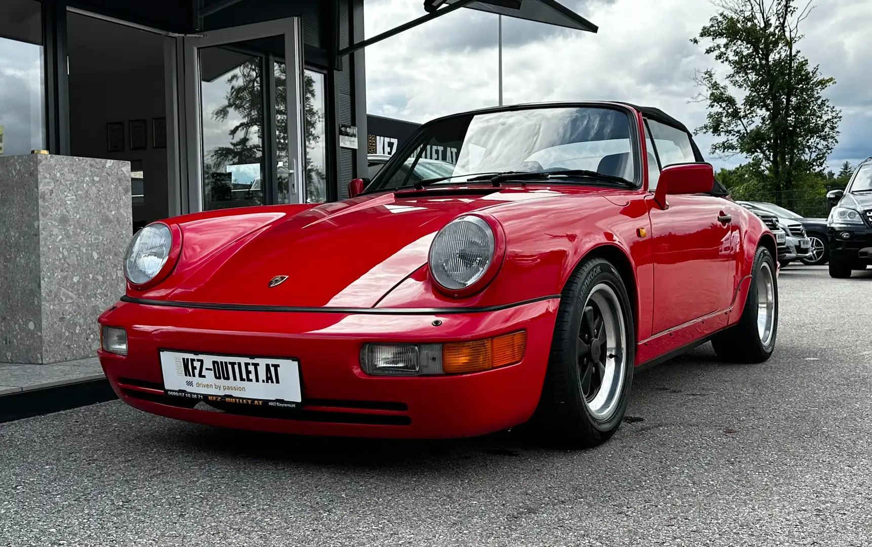 Porsche 911 SC 3.0 Cabrio "Optik 964" *Ö-Auto* Rot - 1