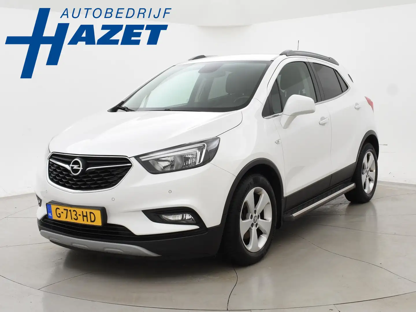 Opel Mokka X 1.4 TURBO 140 PK INNOVATION + LEDER | STUUR/STOELV Wit - 1