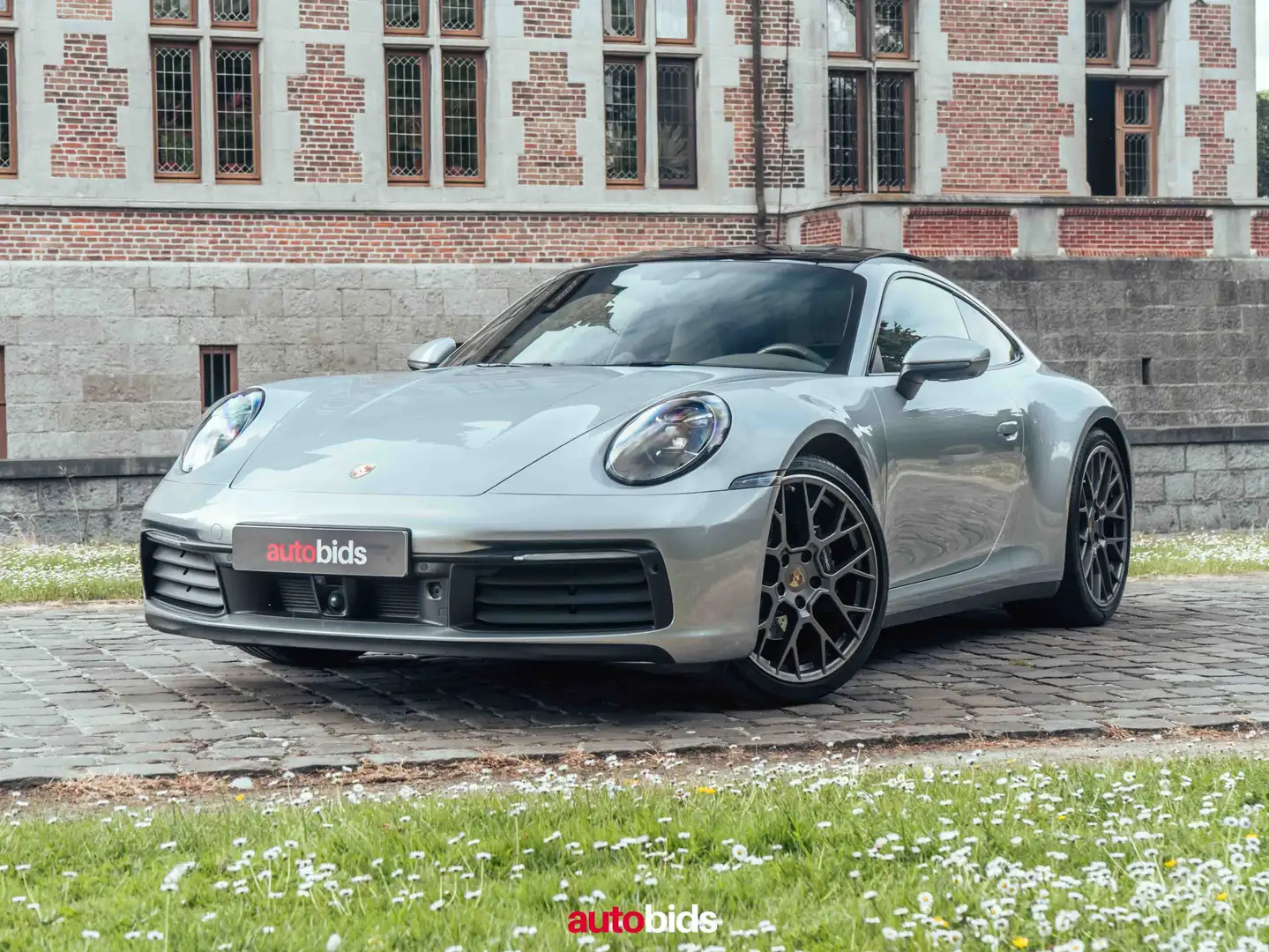 Porsche 992 911 Carrera 4 18-Way Matrix Lift ACC Sportuitlaat Zilver - 1