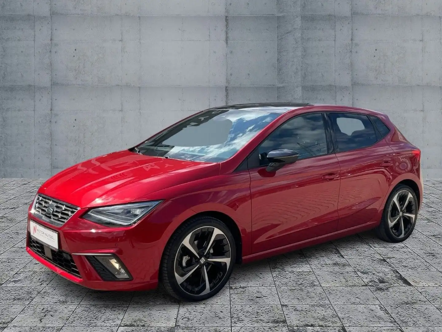 SEAT Ibiza 1.5 TSI DSG FR-LINE LED+NAVI+ACC+SHZ+PANO Rojo - 2