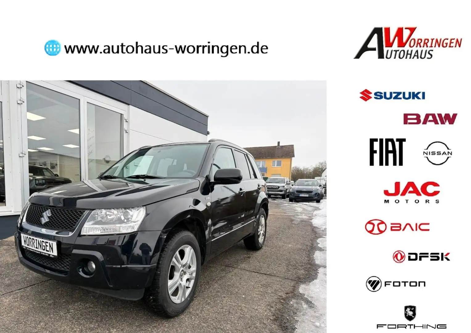 Suzuki Grand Vitara 1.9 DDiS Comfort+, AHK Schwarz - 1