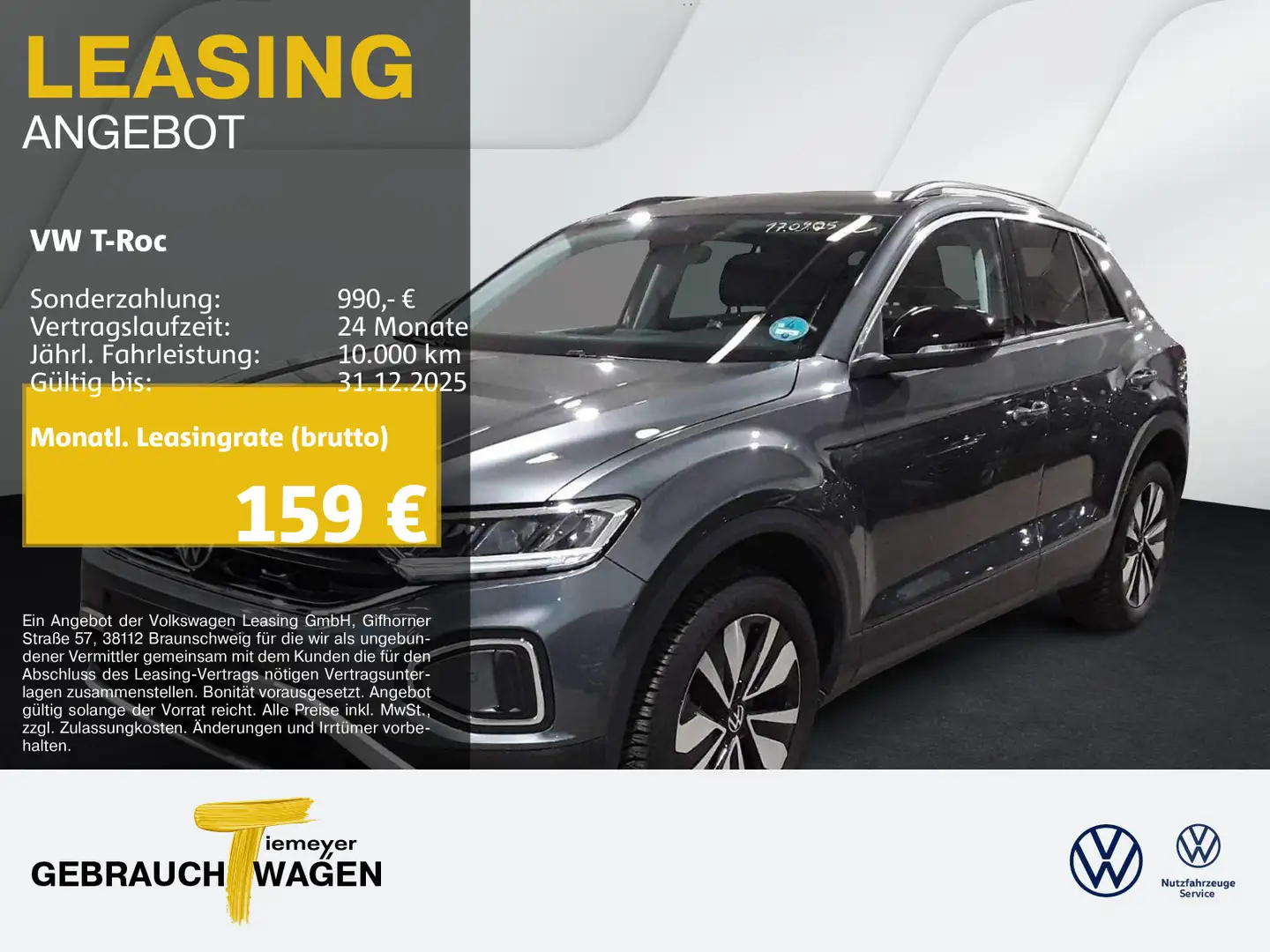 Volkswagen T-Roc 1.0 TSI GOAL NAVI APP-CON PRIVACY ASSIST Gris - 1