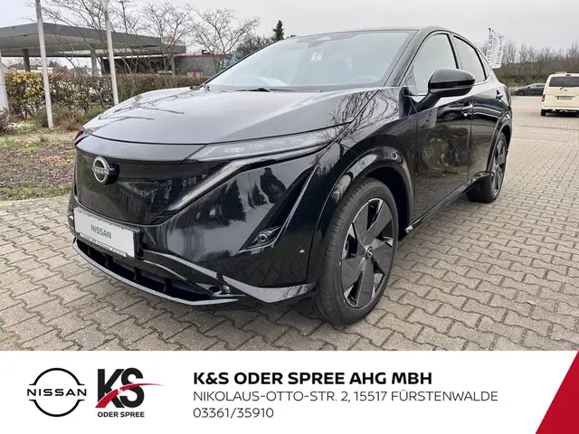 Nissan Ariya Evolve+ e-4ORCE 394PS 87kWh Pack Nappa-Blau