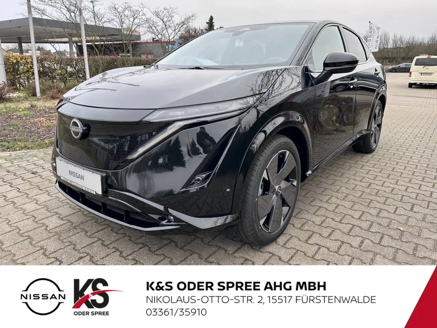 Nissan Ariya Evolve+ e-4ORCE 394PS 87kWh Pack Nappa-Blau Schwarz - 1