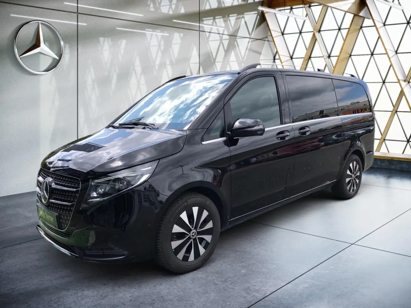 Mercedes-Benz V 300 d AVANTGARDE Lang AHK*AR-Navi*360°*Easy-P* Schwarz - 2