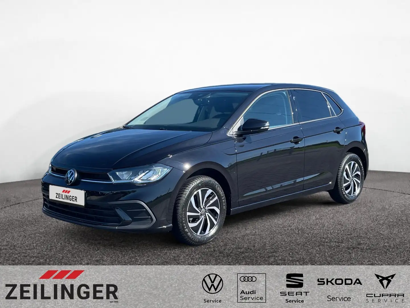 Volkswagen Polo Life TSI DSG|APP-CONNECT|ACC|SH|CLIMATRONIC Schwarz - 1