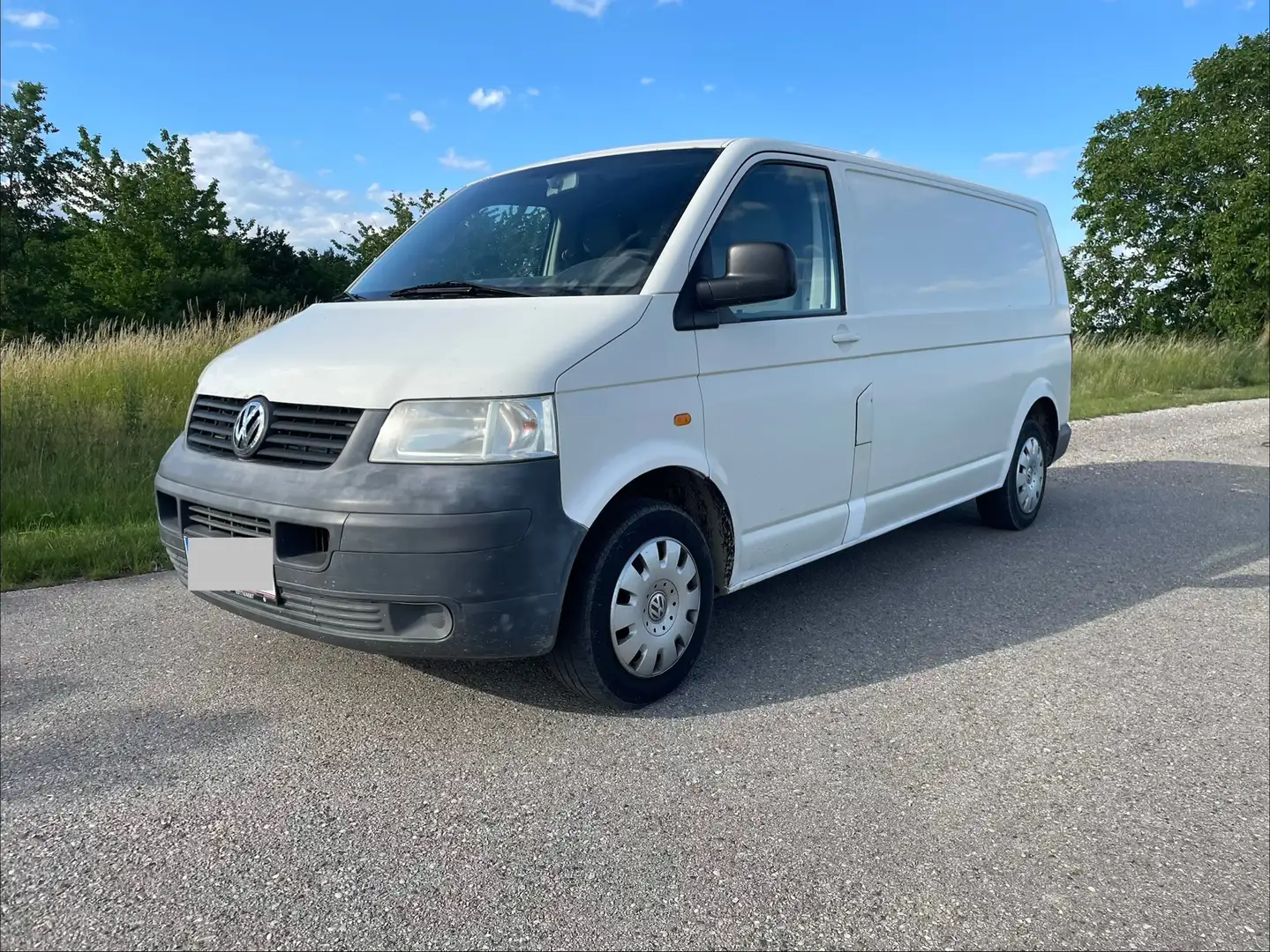 Volkswagen T5 Transporter Kastenwagen LR 1,9 TDI Weiß - 1
