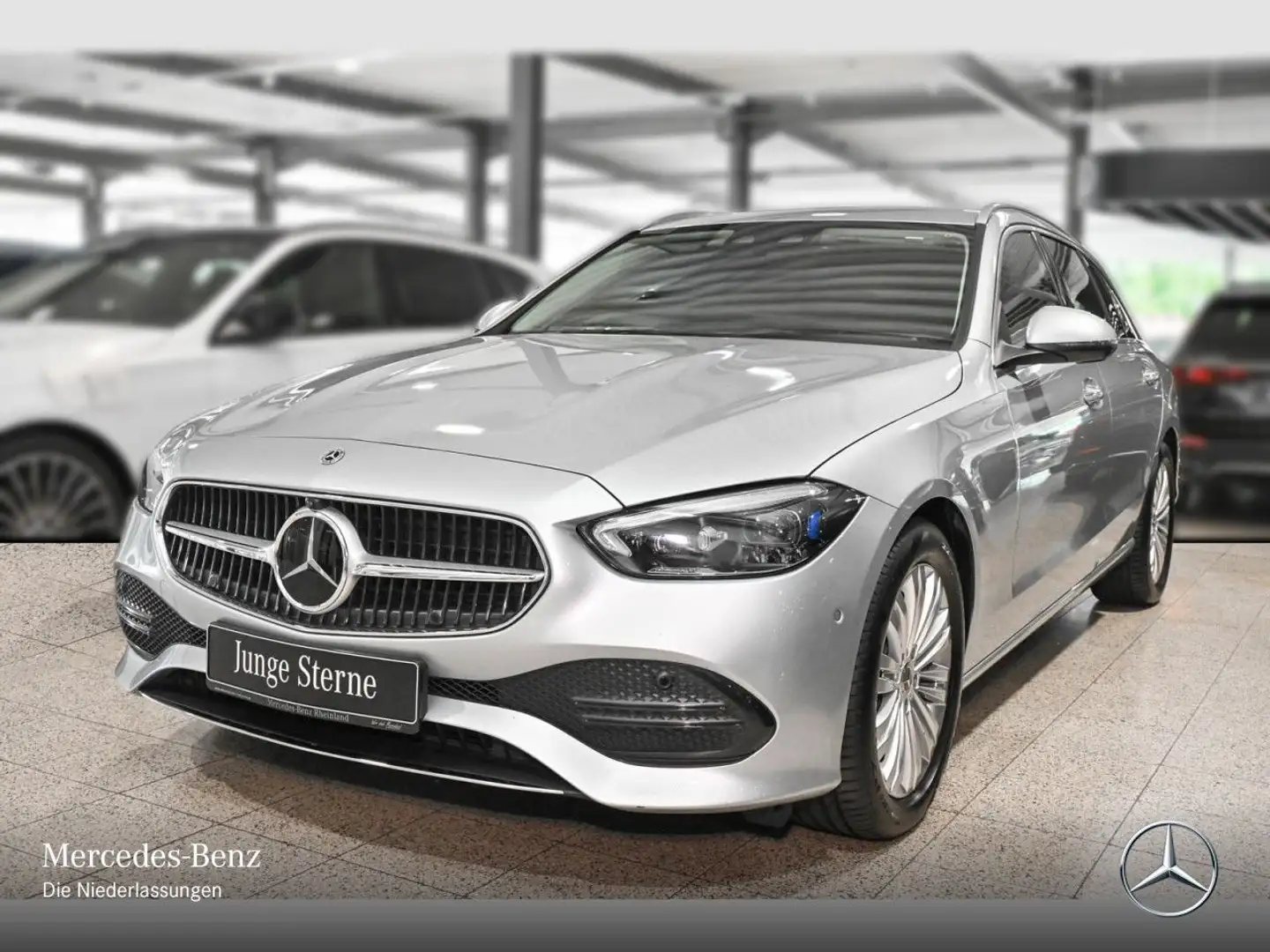 Mercedes-Benz C 220 d T AVANTG+360+KEYLESS+9G Silber - 2