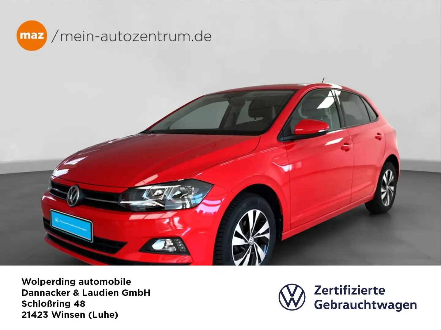 Volkswagen Polo 1.0 TSI Comfortline Klima Einparkhilfe Rot - 1