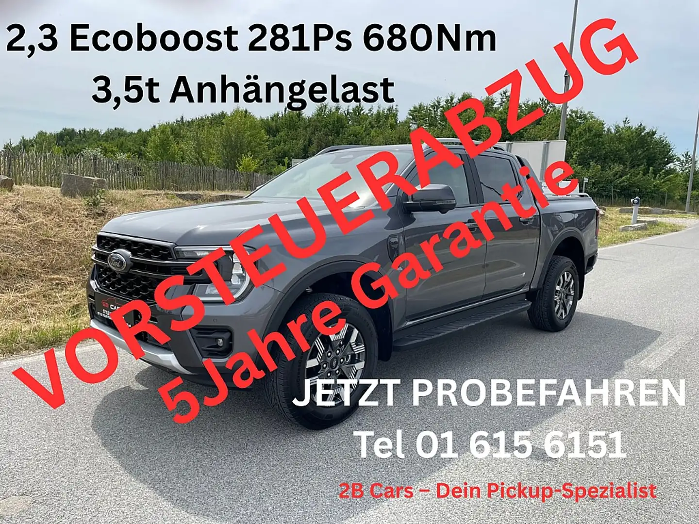 Ford Ranger Ranger DK Wildtrak e-4WD 2.3 EcoBoost Aut. 3,5t... Grau - 1