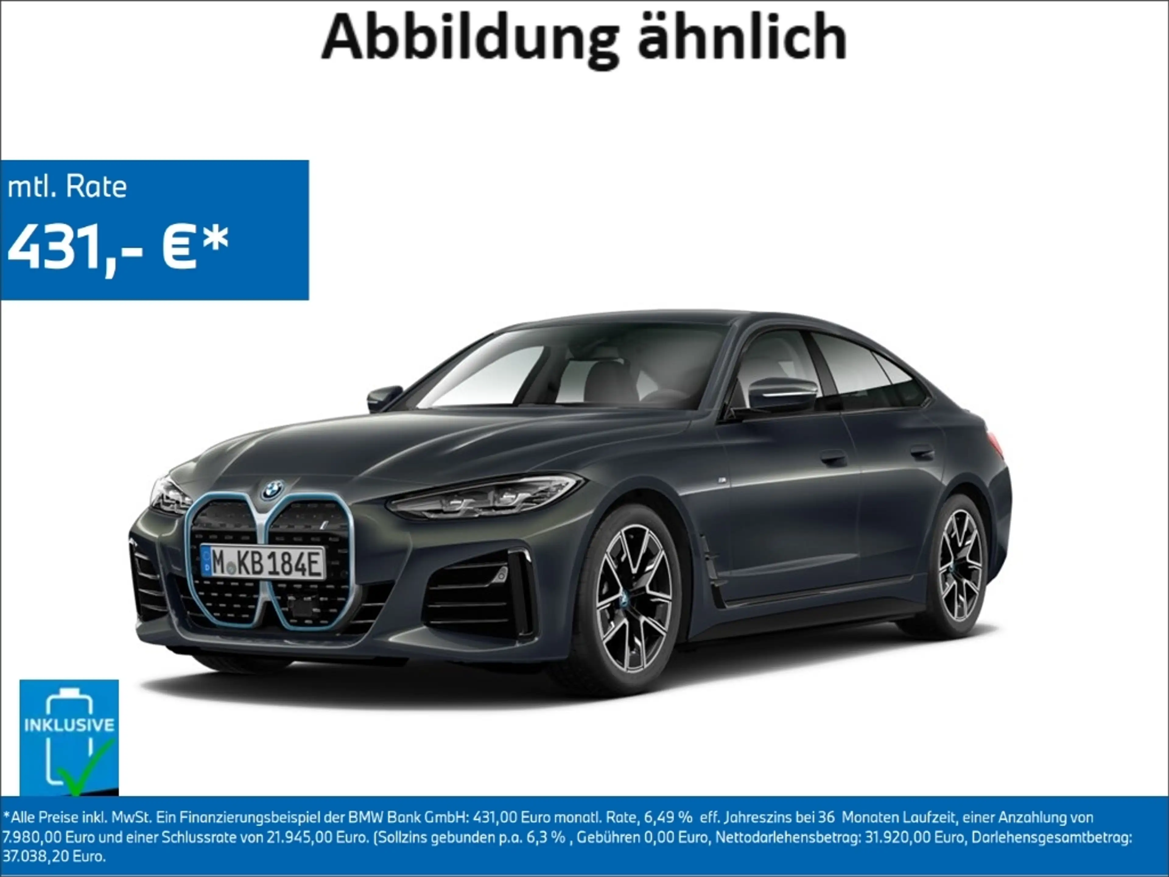 BMW i4 M Sport eDrive35/HUD/Navigation/HarmanKardon