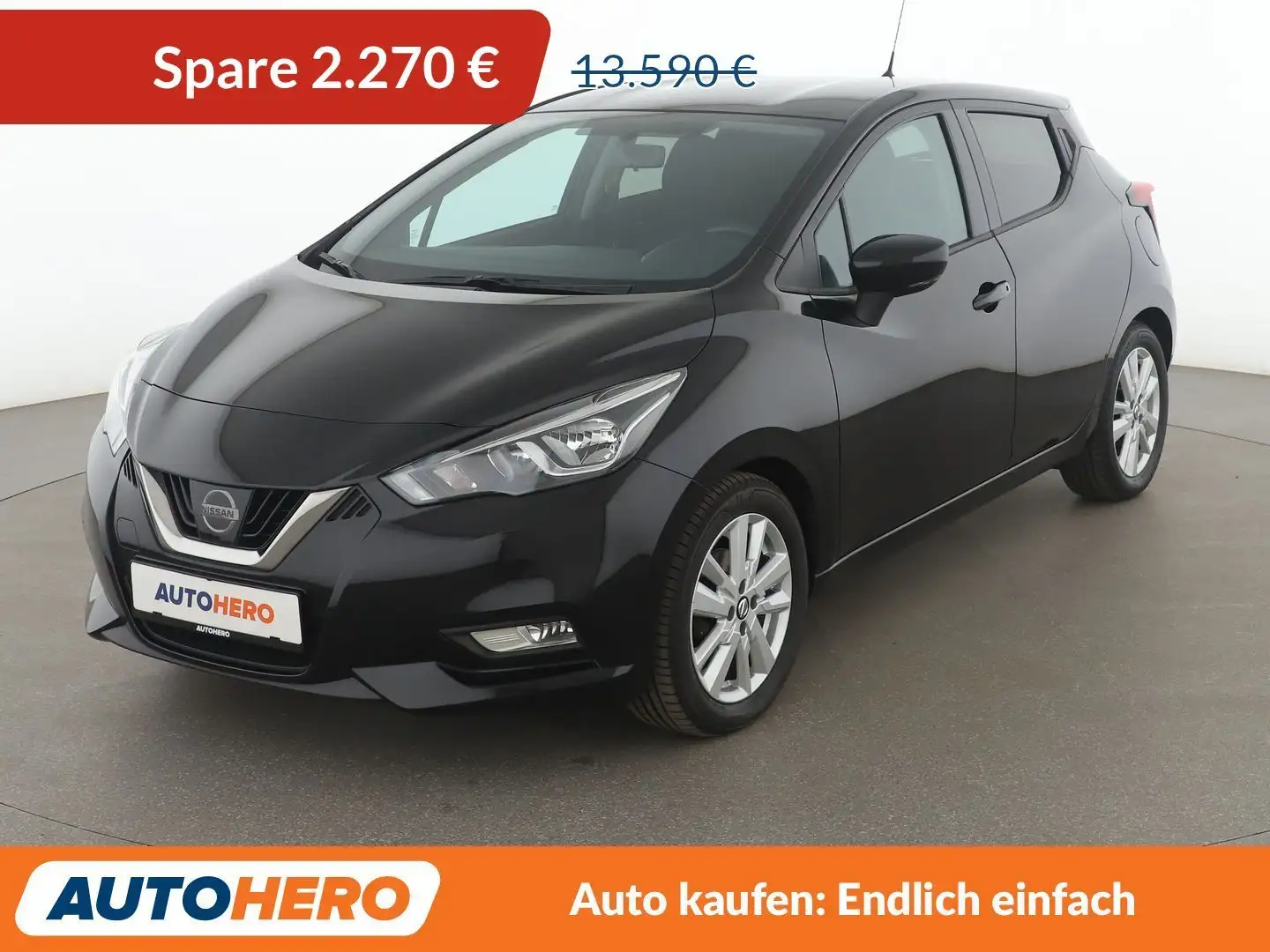 Nissan Micra 1.0 IG-T N-WAY *NAVI*CAM*SHZ*TEMPO*ALU* Noir - 1