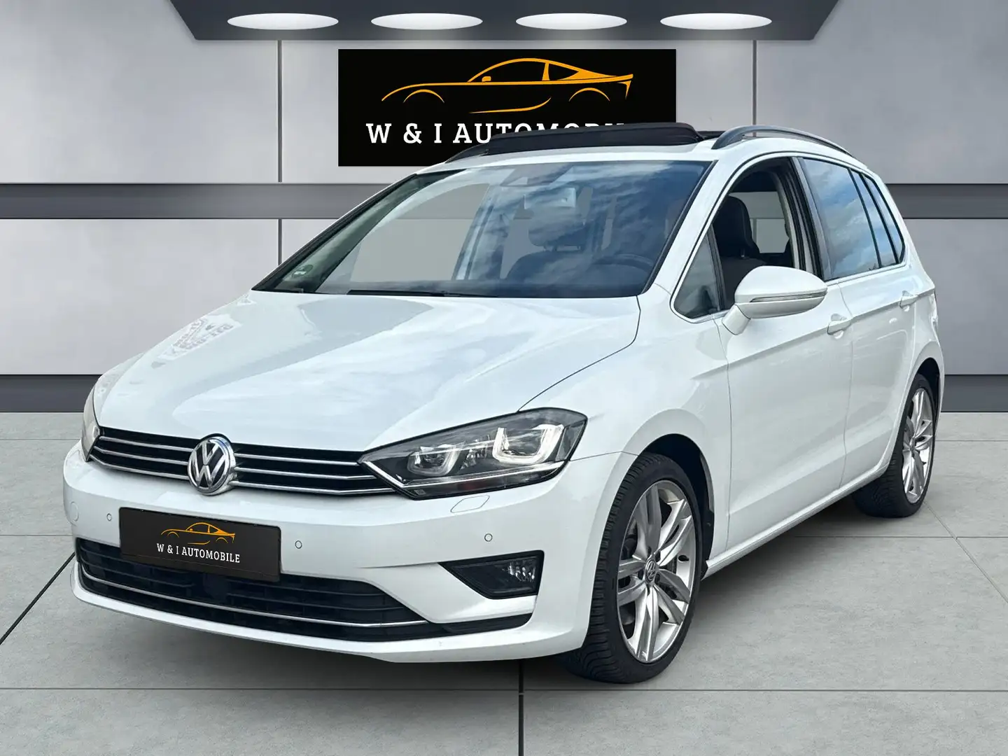 Volkswagen Golf Sportsvan Highline *VOLL*PANO*MASSAGESITZE*ALCANTARA*ACC* Biały - 1
