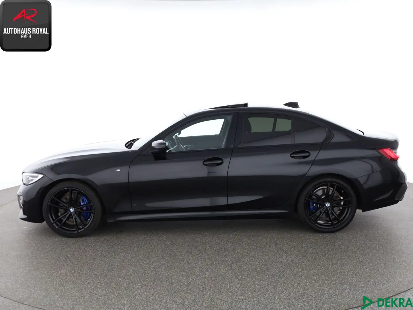BMW 318 318 d M SPORT KEYLESS,AMBIENTE,GLASDACH,1.HAND Negru - 2