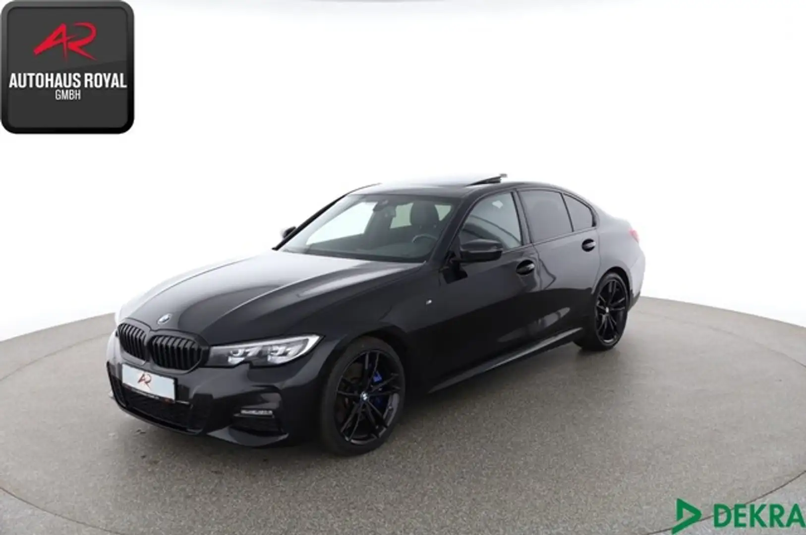 BMW 318 d M SPORT KEYLESS,AMBIENTE,GLASDACH,1.HAND Schwarz - 1